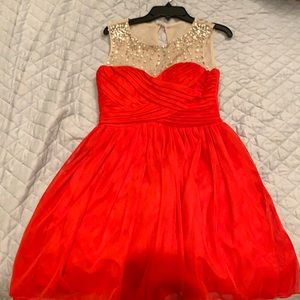 City Studio Red Tulle dress
